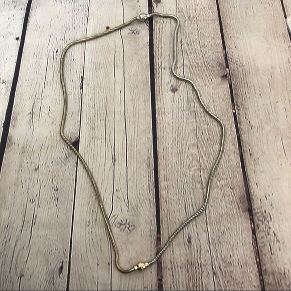 Silver / Gold Statement Necklace - Picture 1 of 5